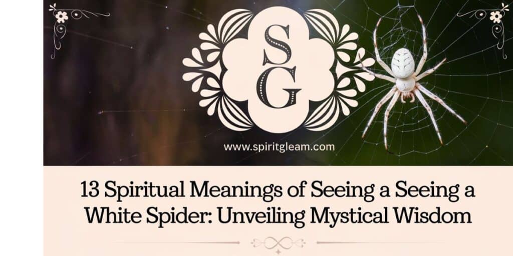 13 Spiritual Meanings of Seeing a White Spider: Unveiling Mystical Wisdom