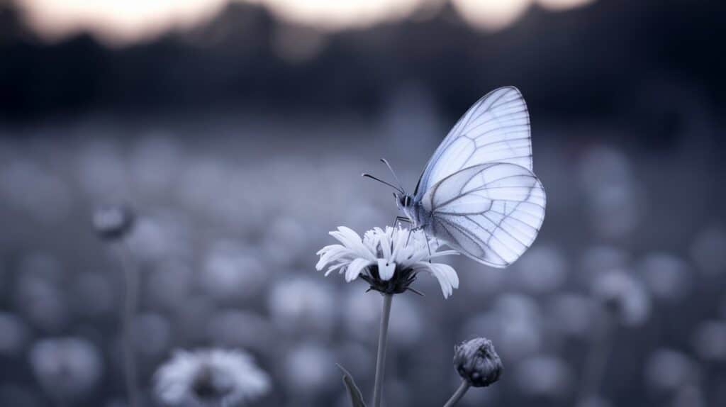 White Butterfly: Purity and Peace